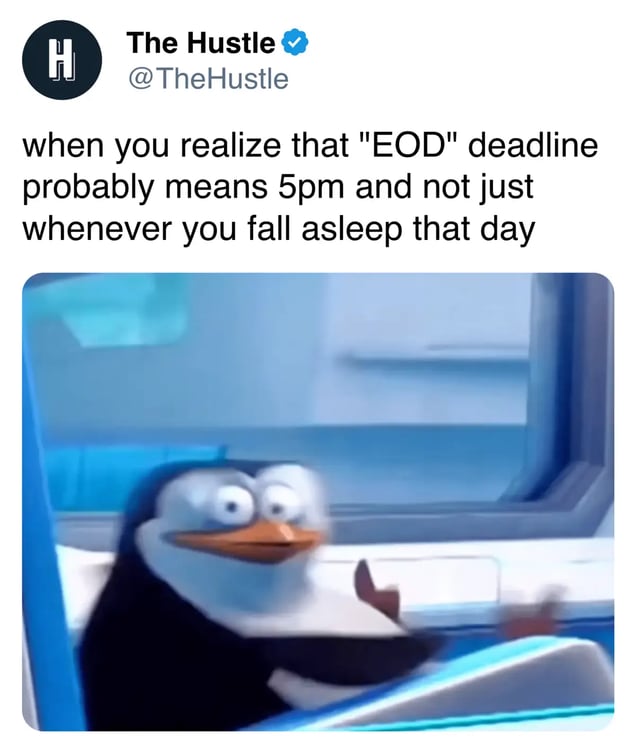 deadline meme