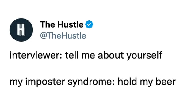 imposter syndrome meme