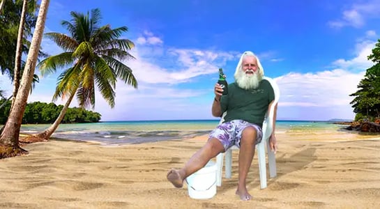 The millionaire who lost it all and became a castaway