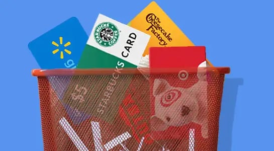 The economics of unused gift cards