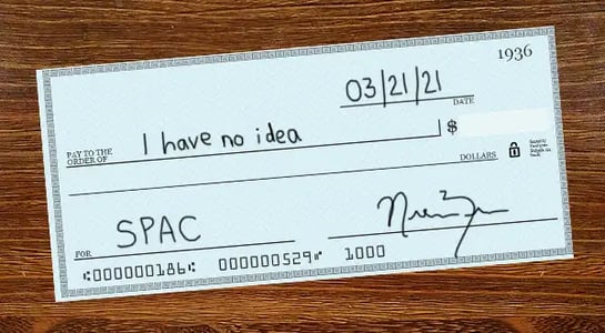 What the hell is a blank check company (SPAC)?