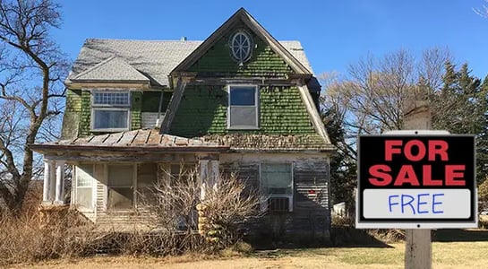 Would you take free land in rural America?