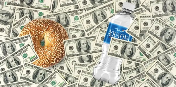 Why is airport food so expensive?